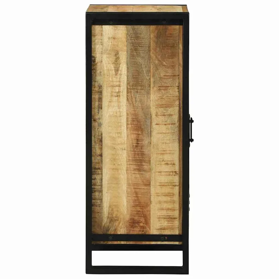 Armoire de salle de bain Marron Bois de mangue massif - 6