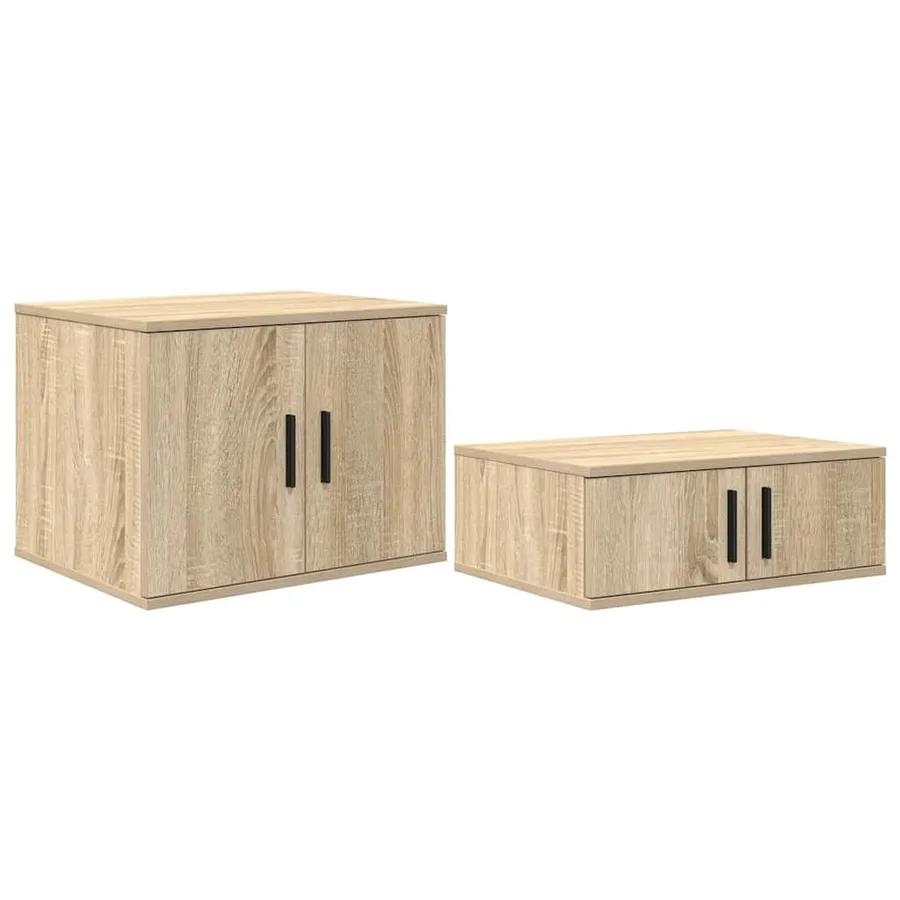 Armoire de rangement 2 pcs Chêne Sonoma 103 x 41 x 40 cm - 2