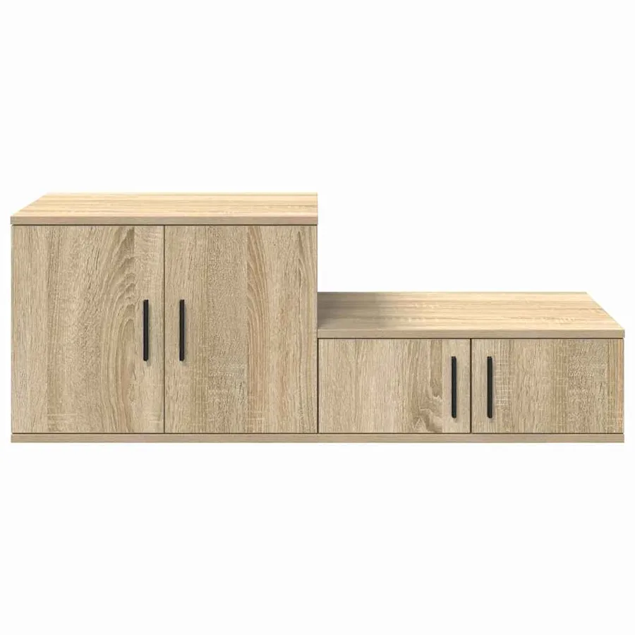 Armoire de rangement 2 pcs Chêne Sonoma 103 x 41 x 40 cm - 7