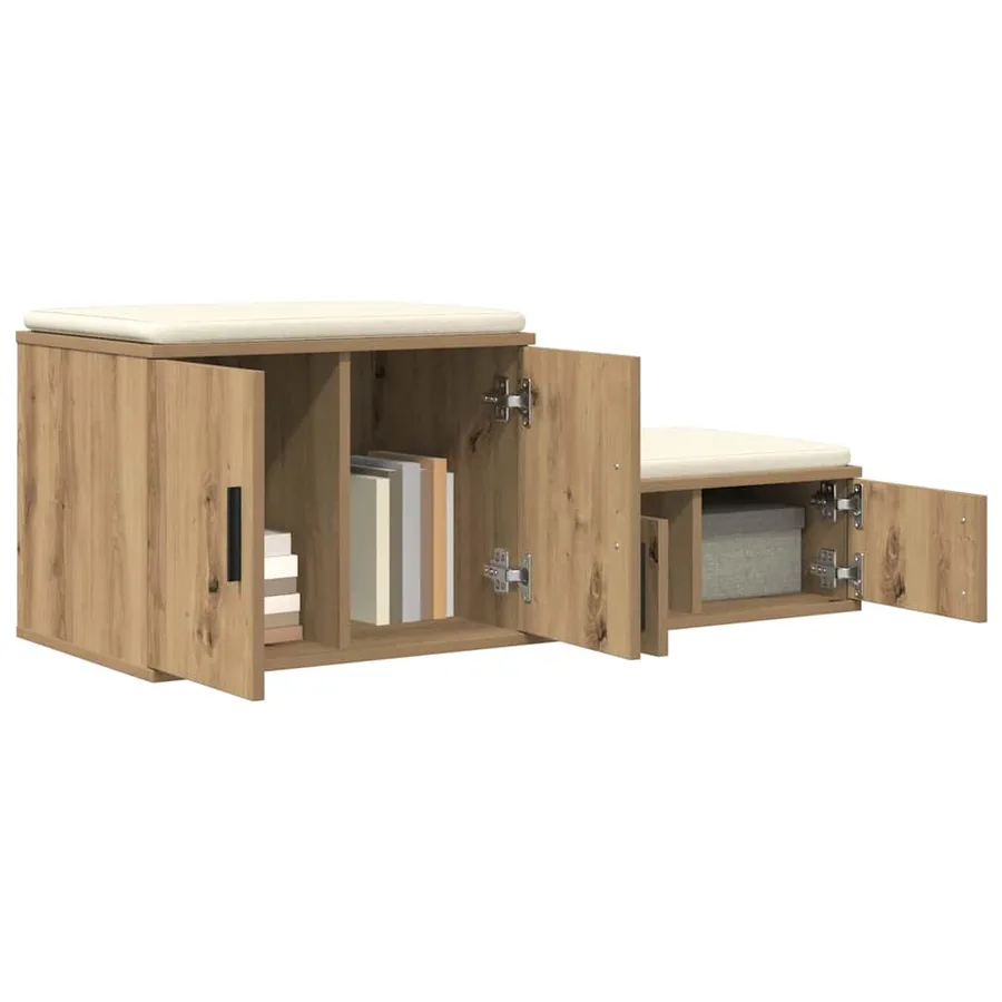 Armoire de rangement 2 pc Chêne artisanal 103 x 41 x 40 cm - 3