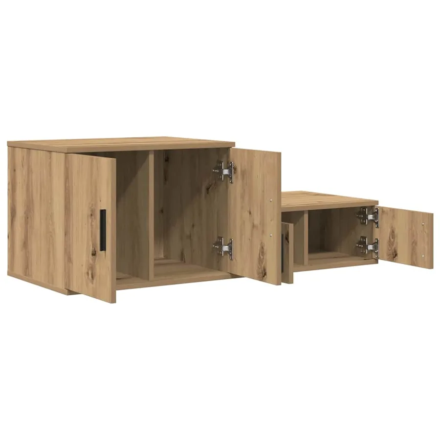 Armoire de rangement 2 pc Chêne artisanal 103 x 41 x 40 cm - 6
