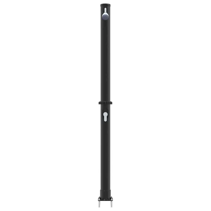 Douche solaire extérieure Noir 217 cm PVC et Aluminium - 5