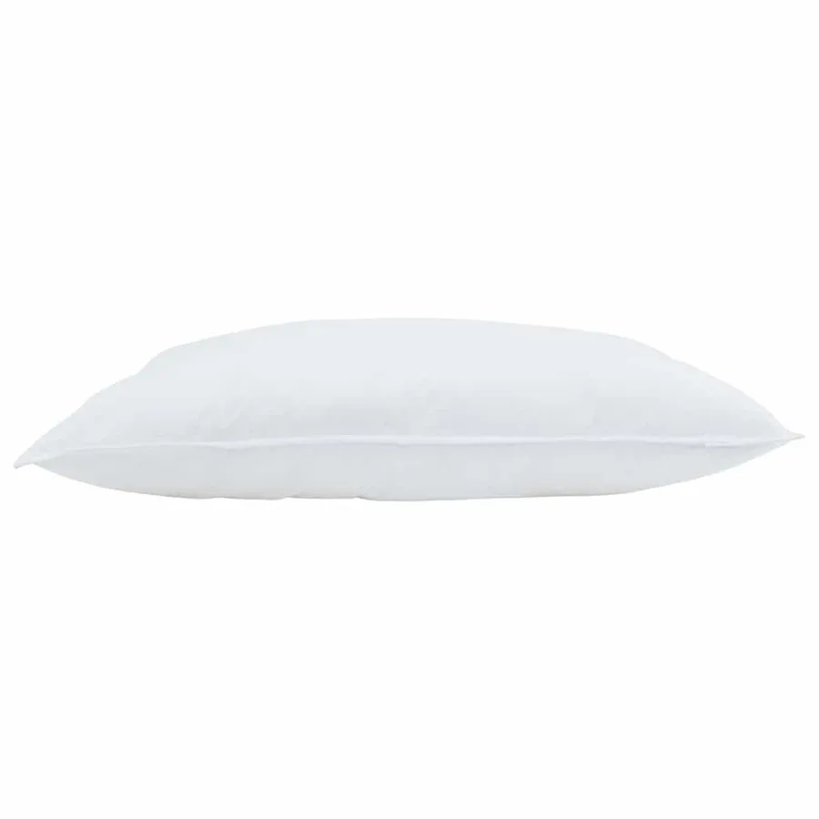 Oreiller avec oreiller 2 pcs Blanc 50 x 75 cm Plume - 5