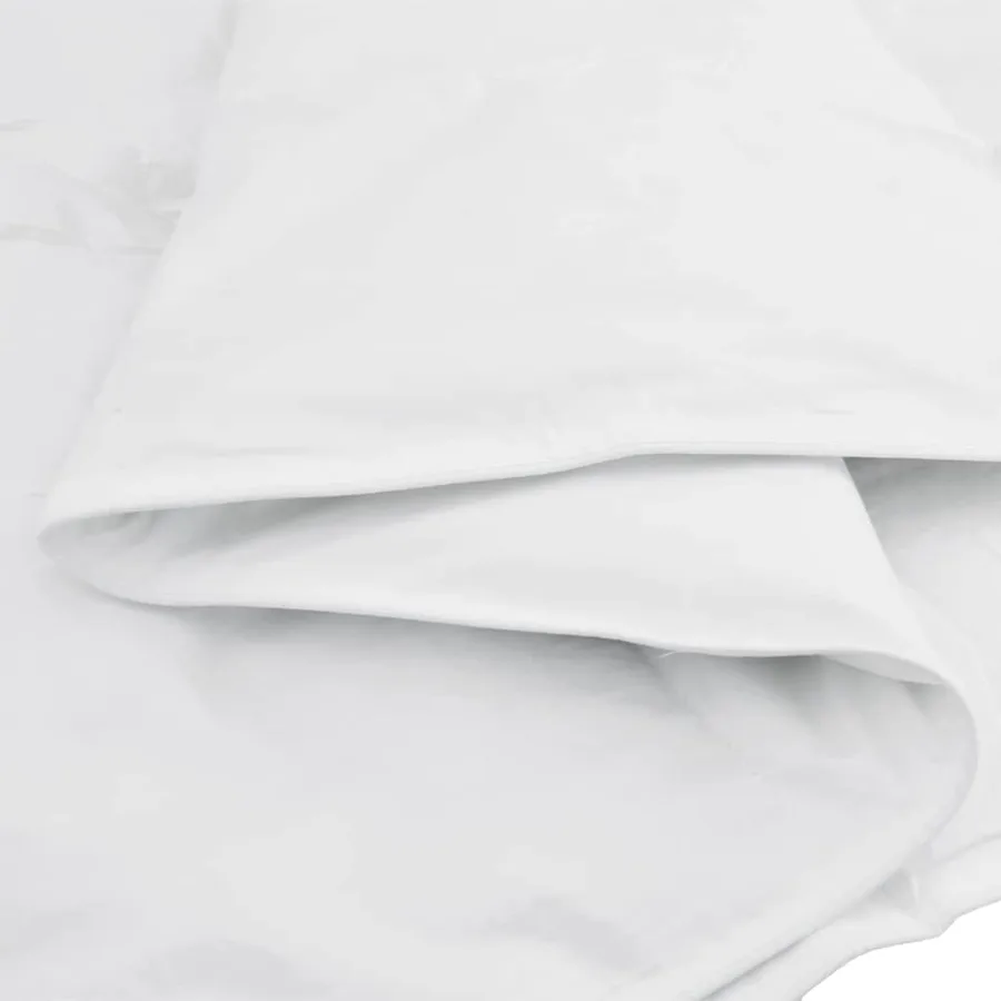 Duvet d'été simple Blanc 240 x 220 cm Plume - 9