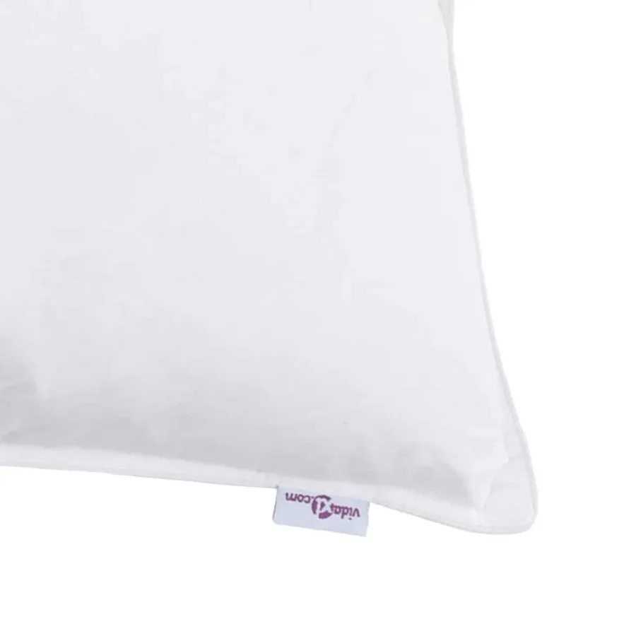 Oreiller avec oreiller Blanc 80 x 80 cm Plume - 8