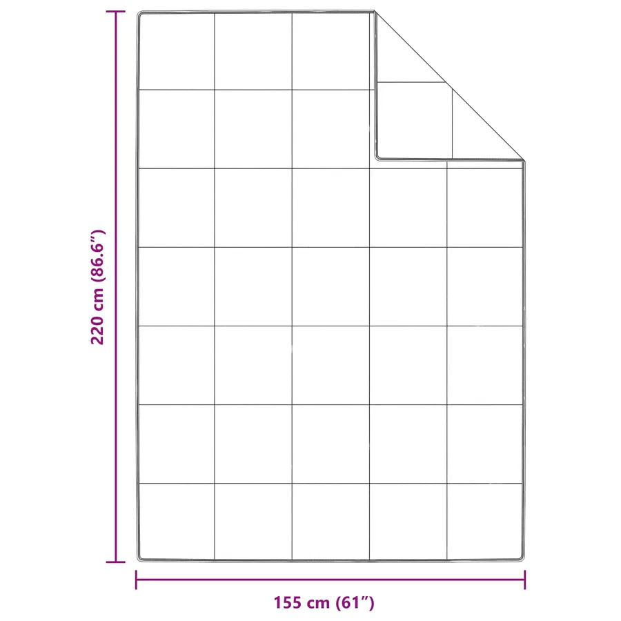 Duvet d'été simple avec oreiller 2 pcs Blanc Plume de canard - 8