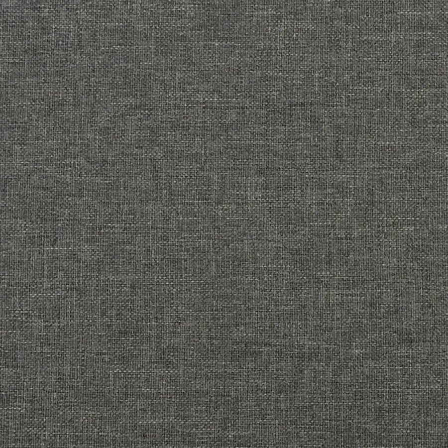 Cadre de lit à lattes gris foncé 90x200 cm tissu - 8