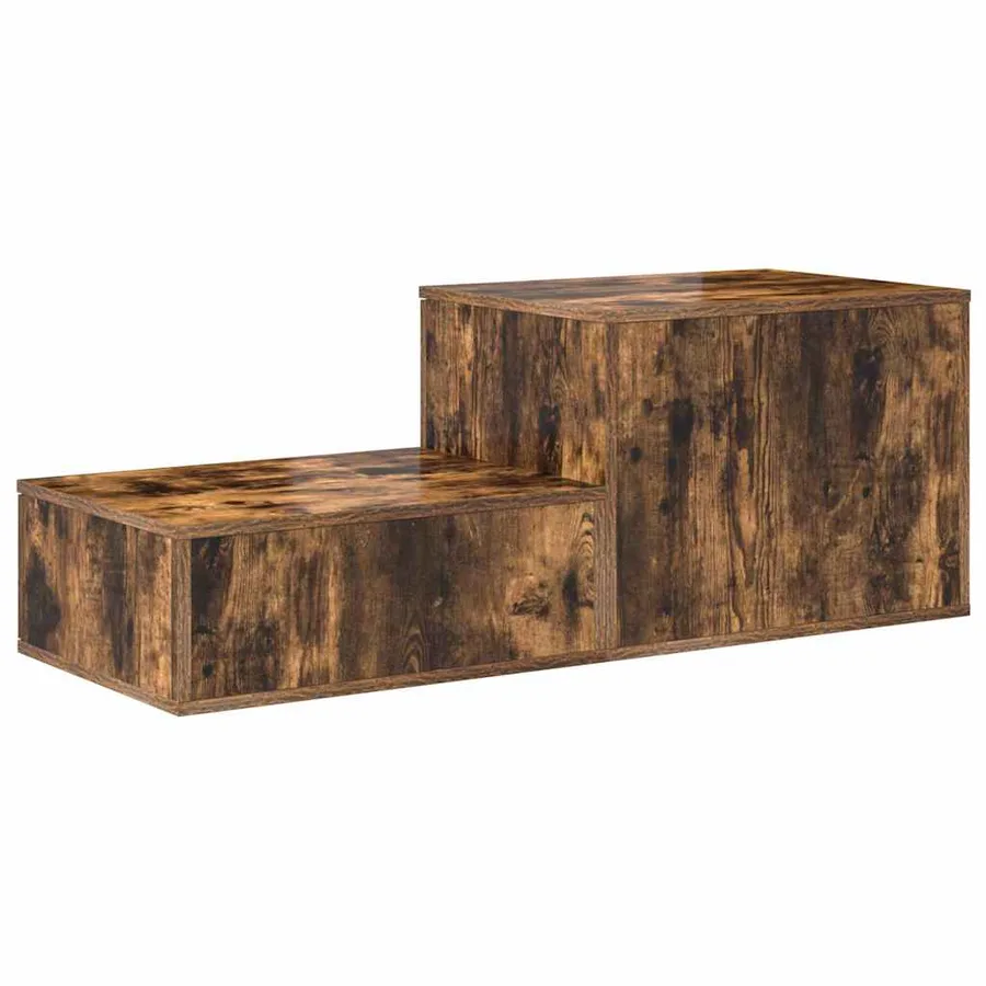 Armoire de rangement 2 pcs Chêne fumé 118 x 41 x 40 cm - 9