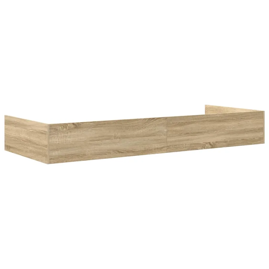 Cadre de lit Chêne Sonoma 80 x 200 cm Bois d'ingénierie - 7