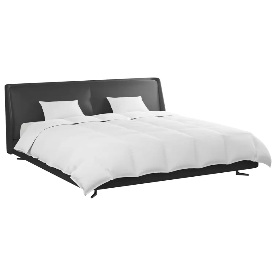 Ensemble de Duvet avec oreiller 3 pcs Blanc Plume de canard - 3