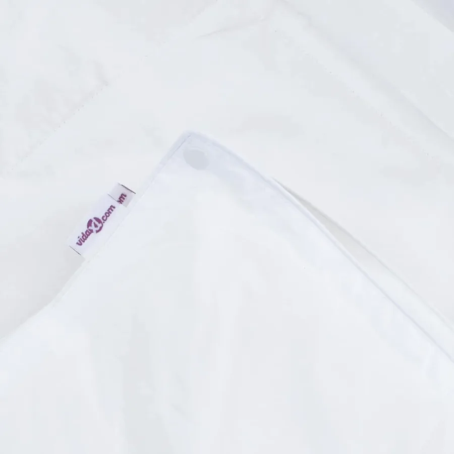 Duvet 2-en-1 Blanc 240 x 260 cm Plume - 9