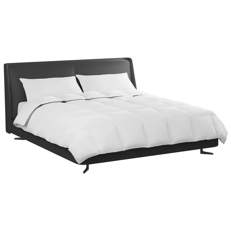 Duvet d'hiver avec oreiller 3 pcs Blanc Plume de canard - 3