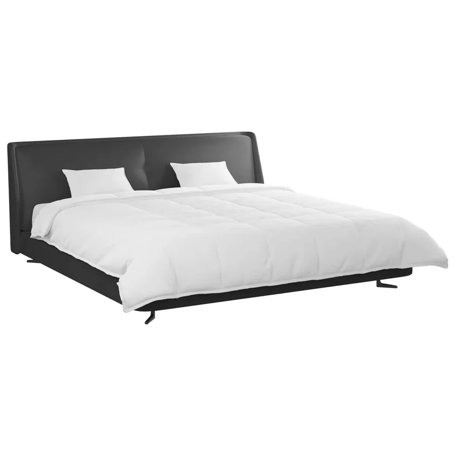 Ensemble de Duvet avec oreiller 3 pcs Blanc Plume de canard - 3