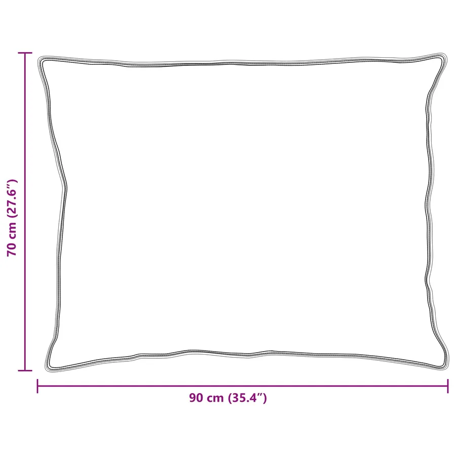 Ensemble de Duvet avec oreiller 3 pcs Blanc Plume de canard - 9