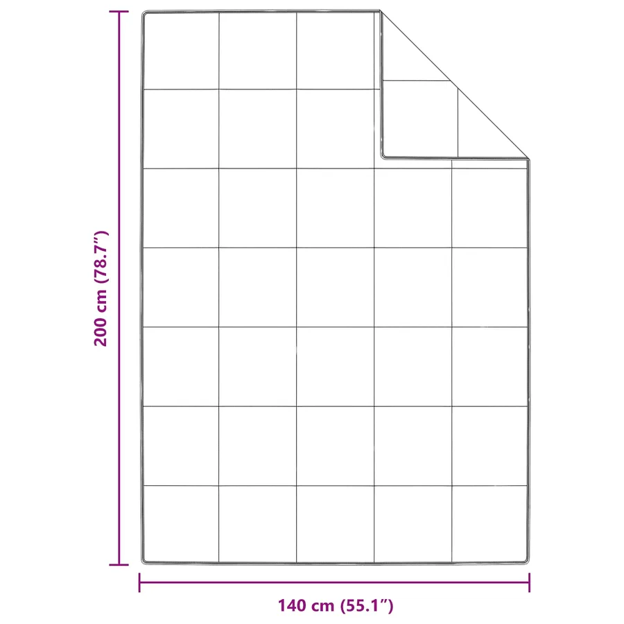 Duvet d'été simple avec oreiller 2 pcs Blanc Plume de canard - 8