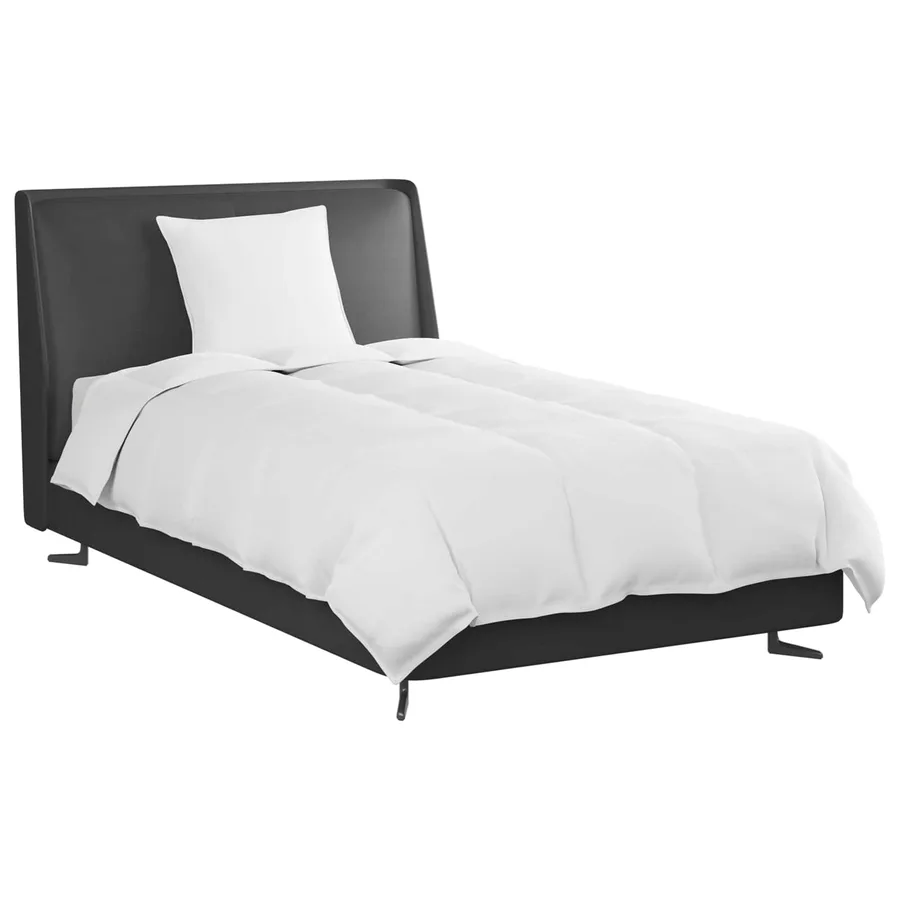 Duvet d'hiver avec oreiller 2 pcs Blanc Plume de canard - 3