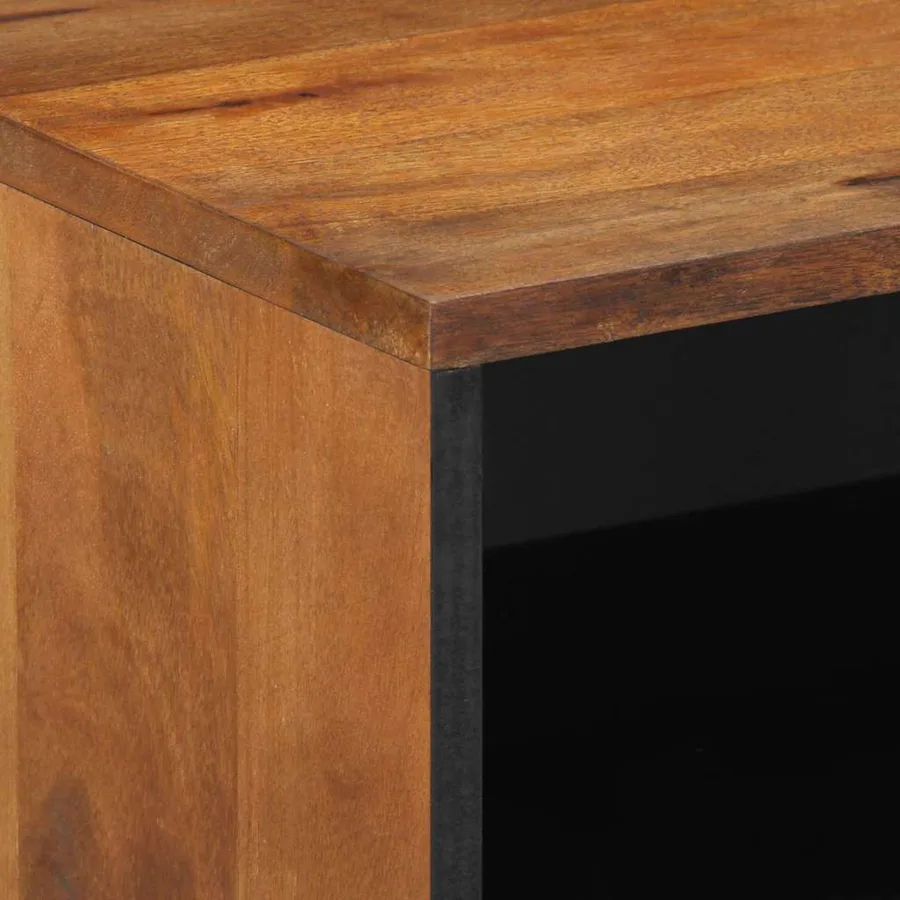 Cabinet de chevet avec tiroir Marron miel 50 x 33 x 62 cm - 6