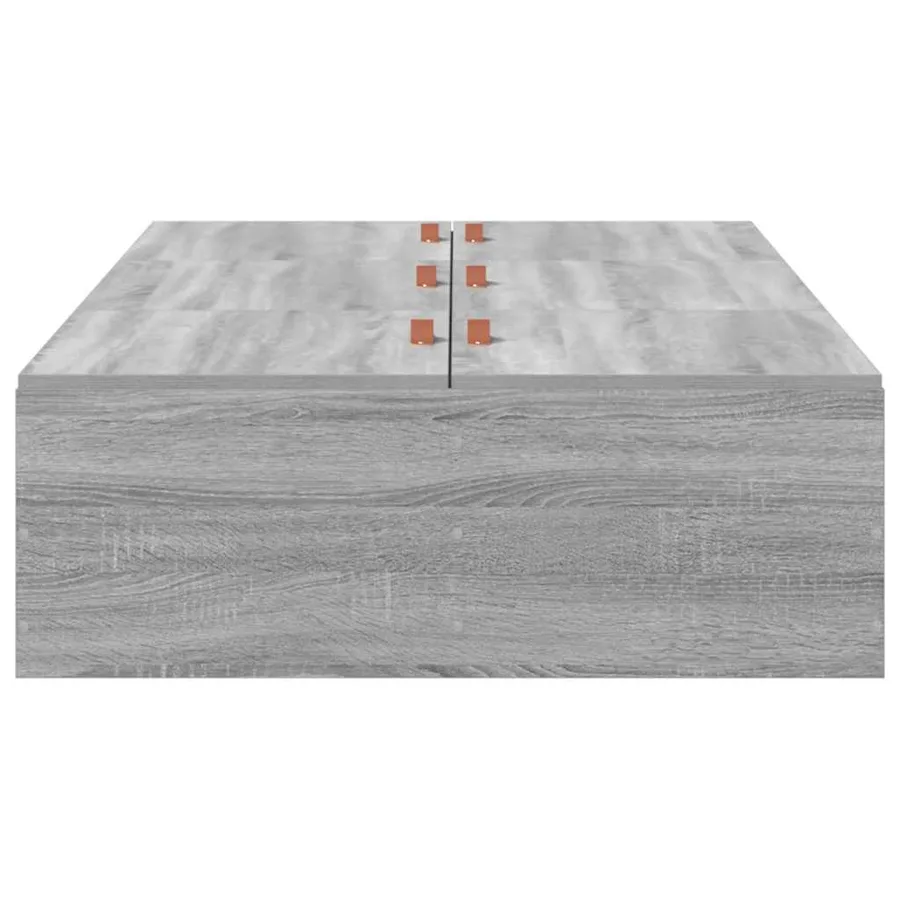 Cadre de lit avec rangement Gris Sonoma 90 x 190 cm - 6