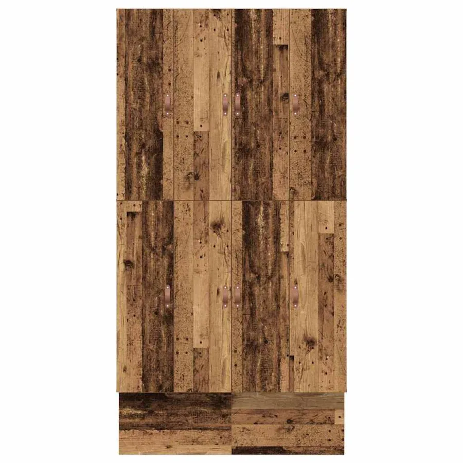 Cadre de lit avec rangement avec tiroir Bois Ancien 120 cm - 11