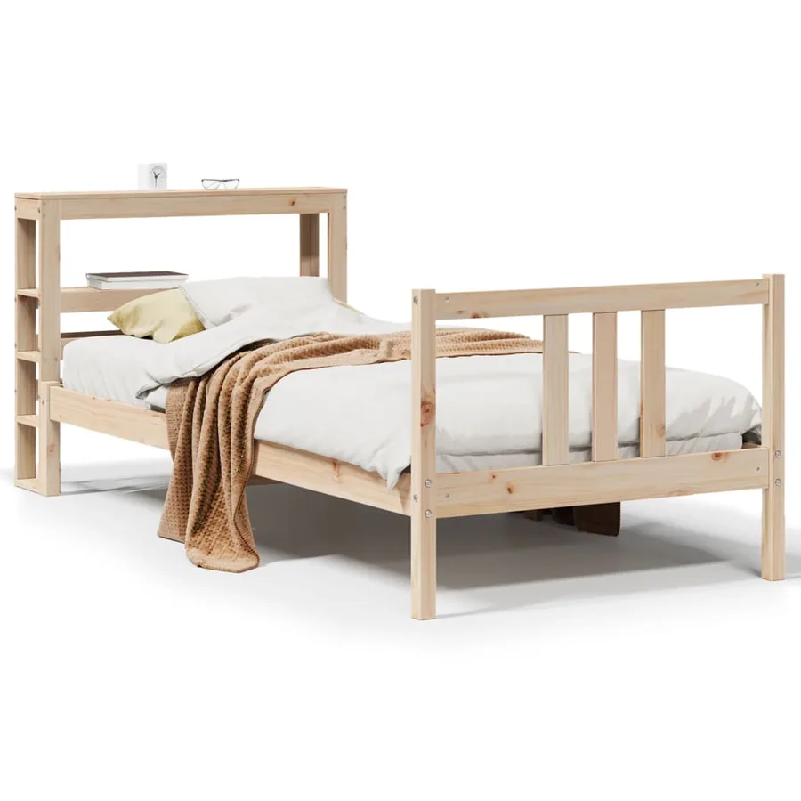 Cadre de lit avec tête de lit sans matelas 90x190 cm - 2