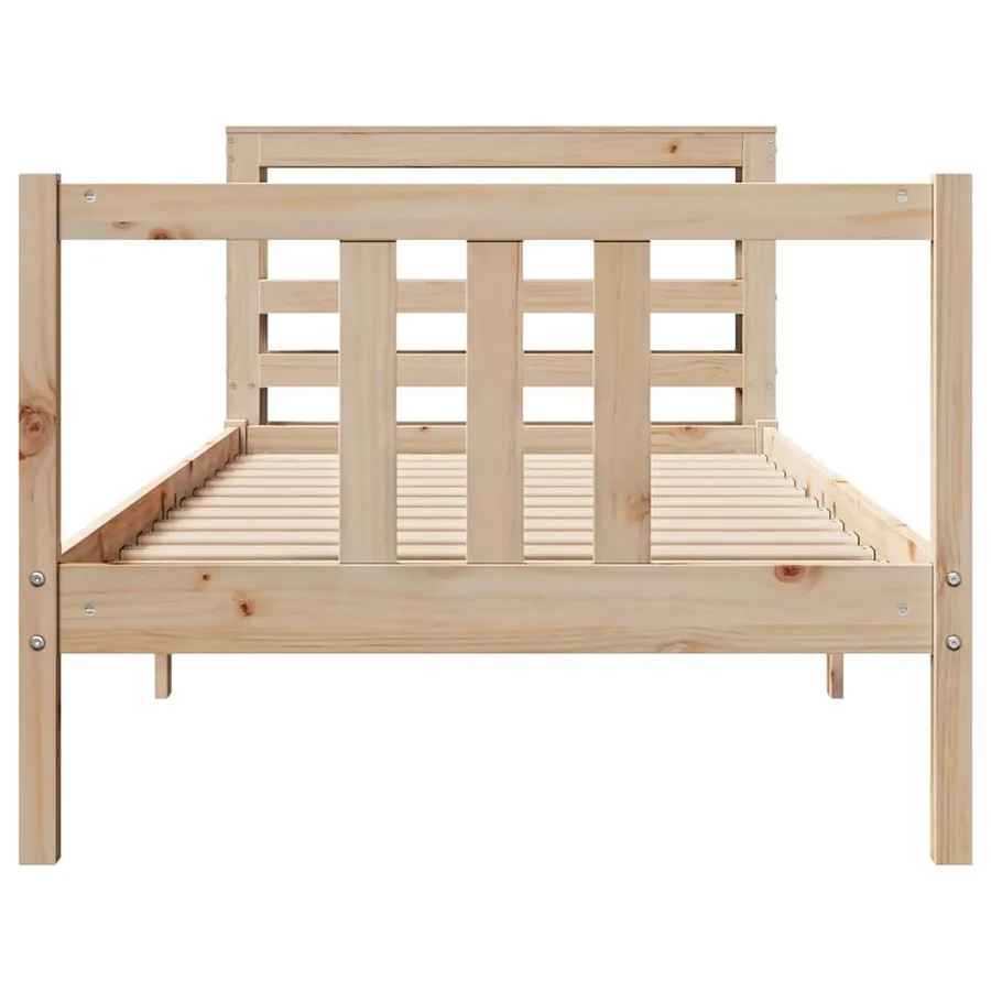 Cadre de lit avec tête de lit sans matelas 90x190 cm - 4