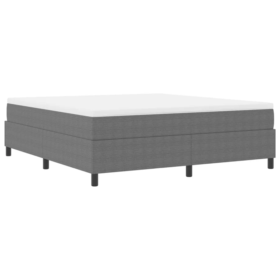Cadre de lit plateforme Gris clair 180 x 200 cm - 4