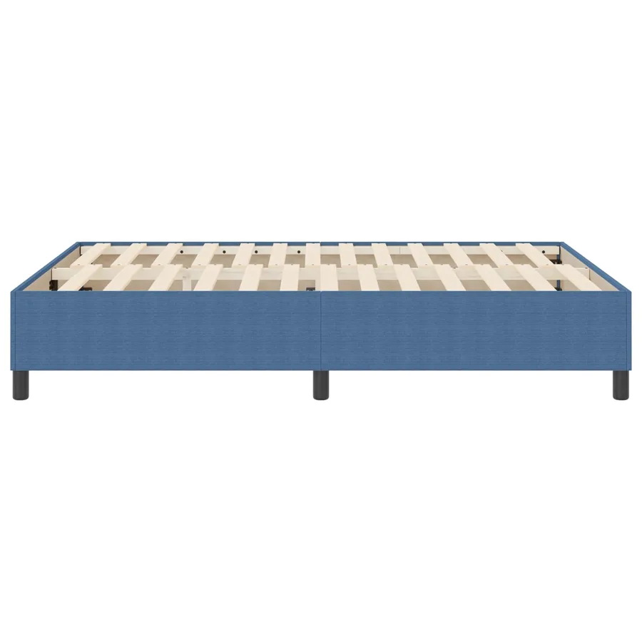 Cadre de lit plateforme Bleu 140 x 200 cm - 6