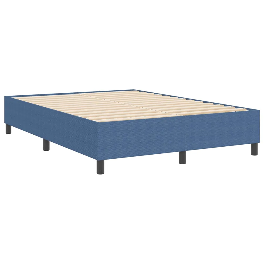 Cadre de lit plateforme Bleu 140 x 200 cm - 7