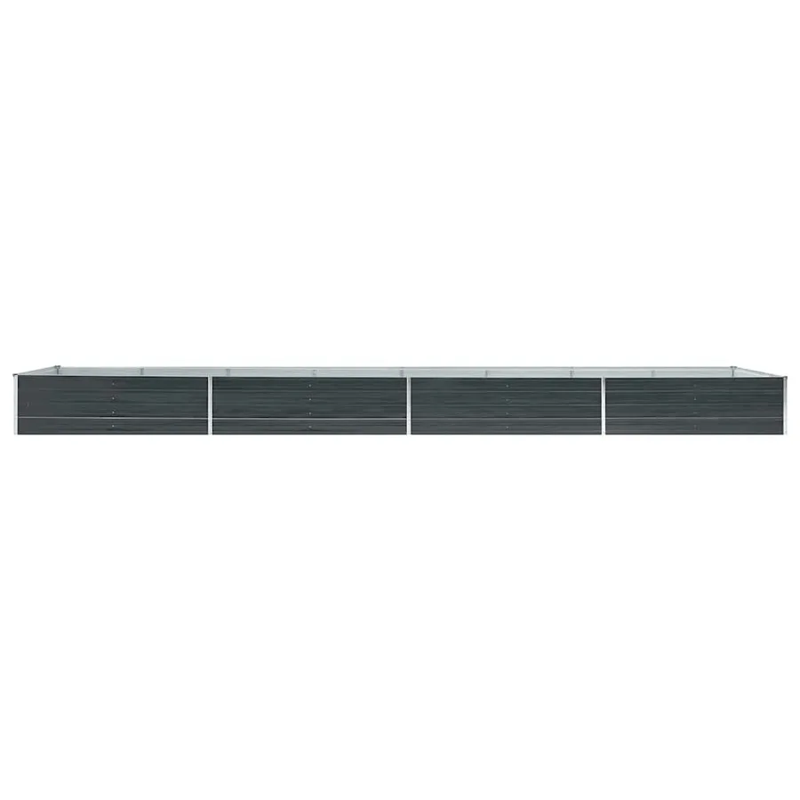 Lit surélevé de jardin Acier galvanisé 600x80x45 cm Anthracite - 4