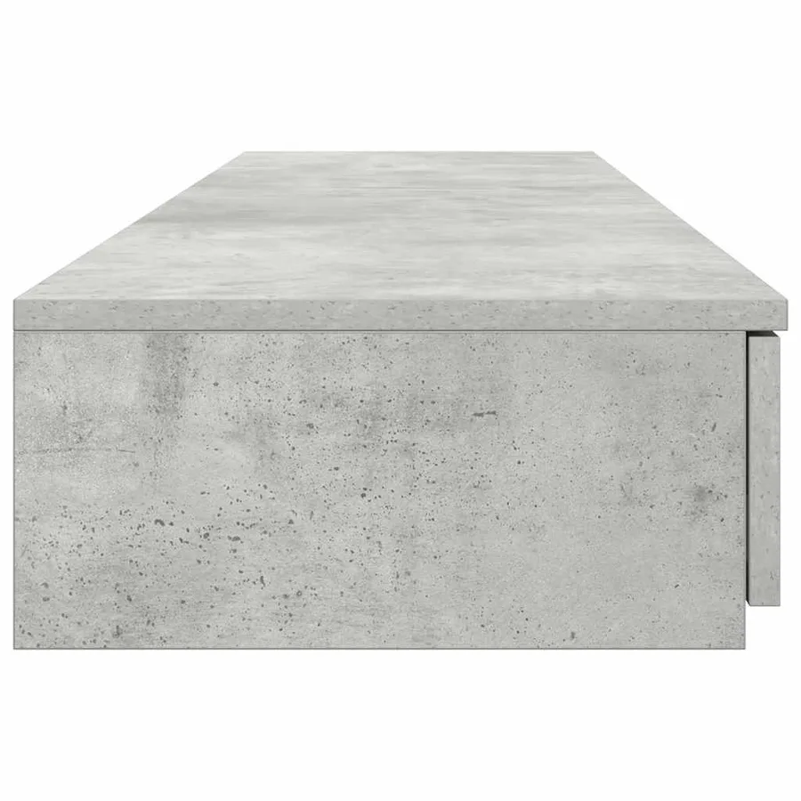Tiroirs de lit avec tiroir Gris béton 135 x 36,5 x 16,5 cm - 7