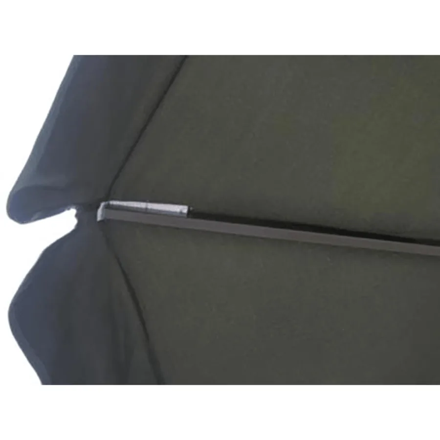 Parasol vert aluminium 500 cm - 4
