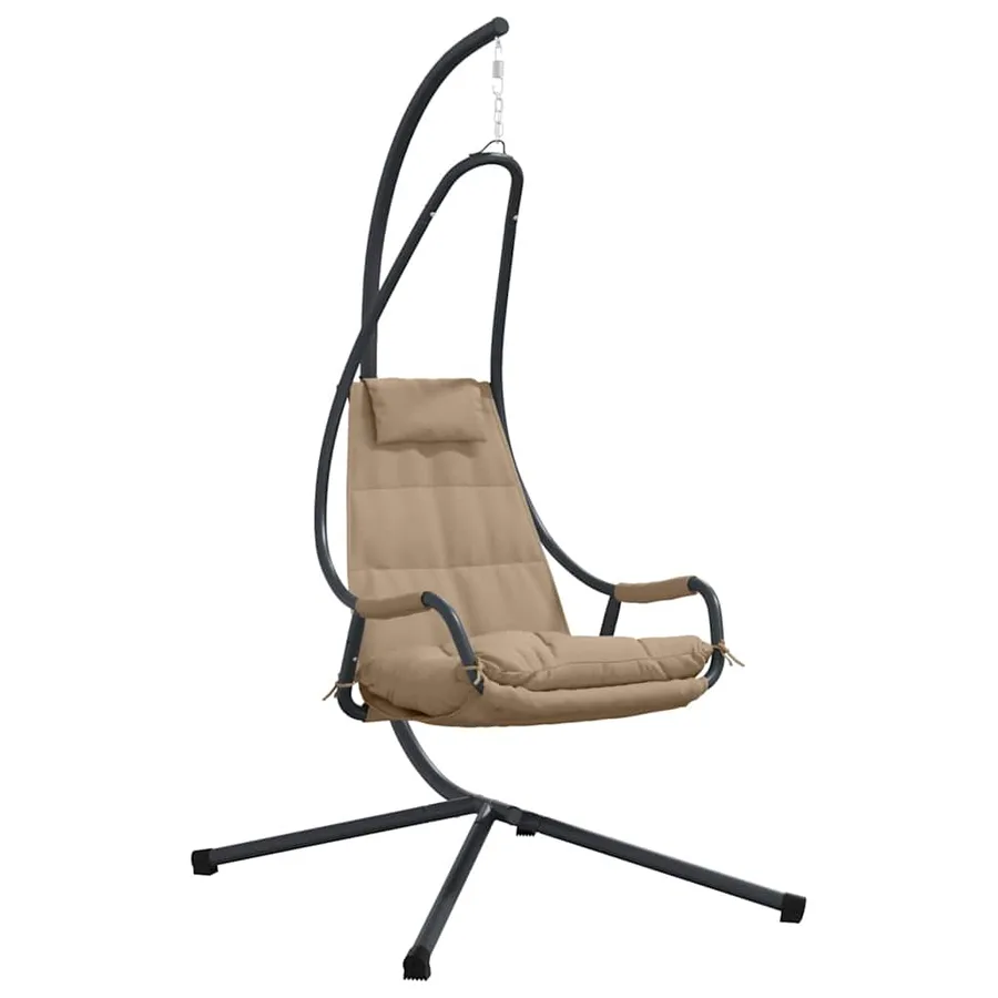 Chaise suspendue Taupe 94 x 107 x 196,5 cm Acier - 2