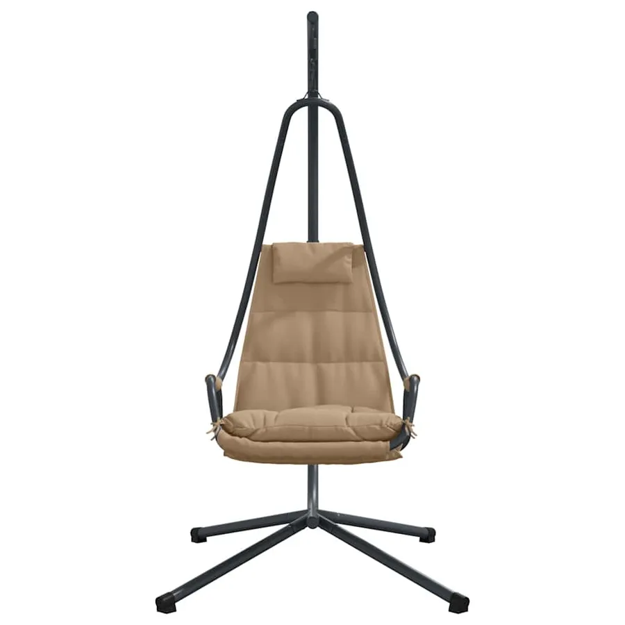Chaise suspendue Taupe 94 x 107 x 196,5 cm Acier - 4