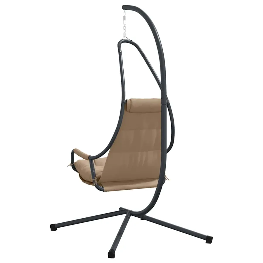 Chaise suspendue Taupe 94 x 107 x 196,5 cm Acier - 6