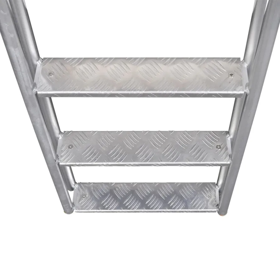 Échelle de piscine/quai à 4 marches Aluminium 167 cm - 4