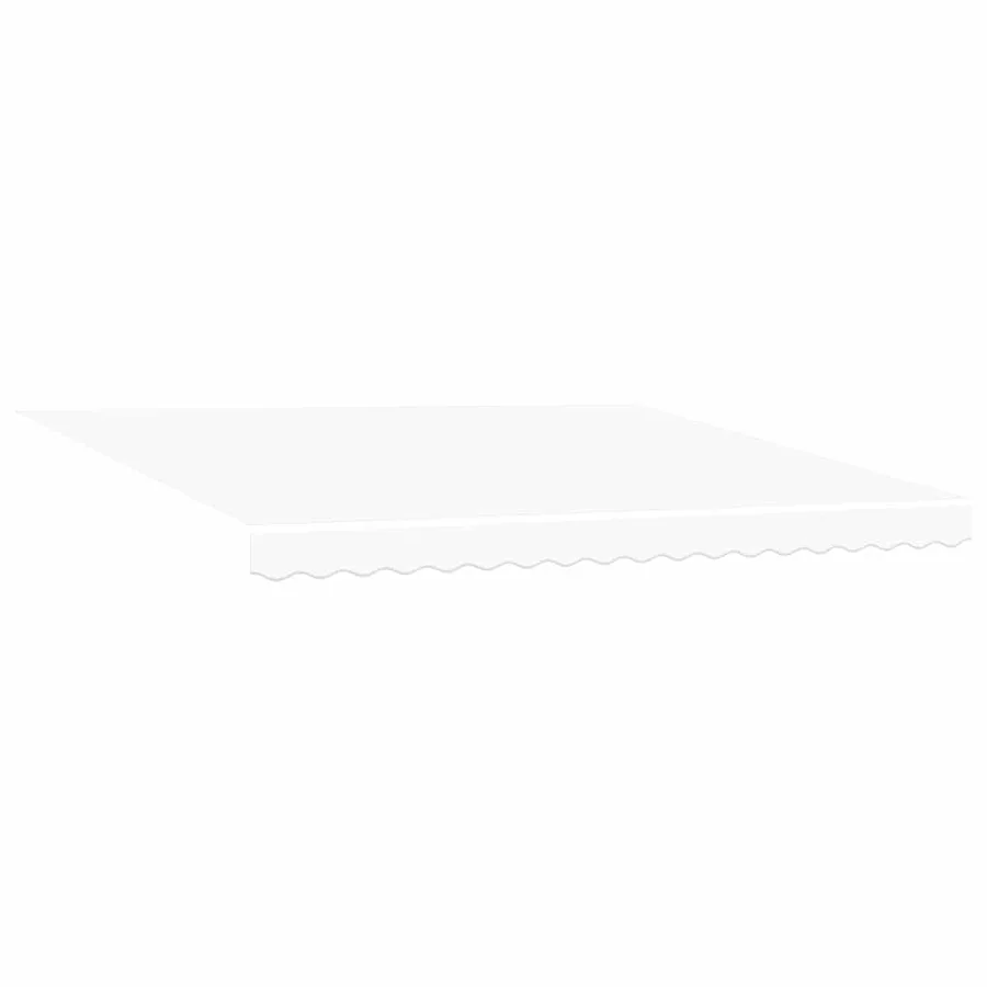 Toile de rechange pour auvent Blanc 4 × 3 m Polyester - 2