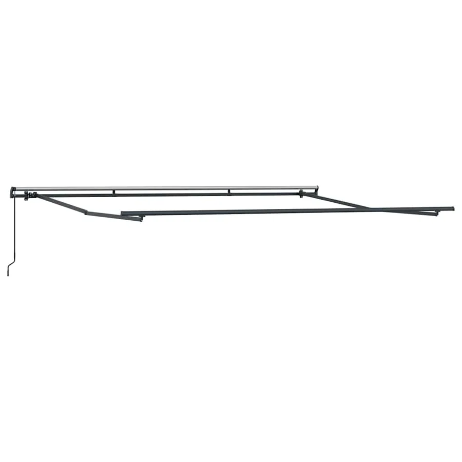Auvent rétractable Blanc 400 × 300 cm Polyester et Aluminium - 5