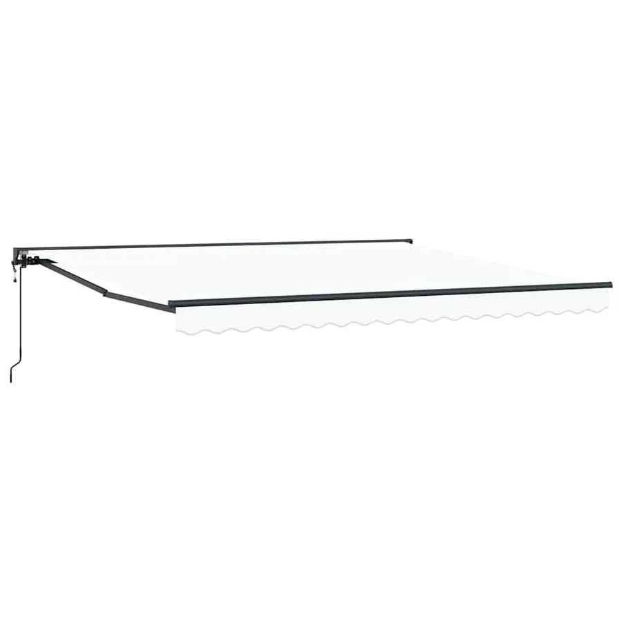 Cadre d'auvent Blanc 400 × 300 cm Polyester avec revêtement PU - 2
