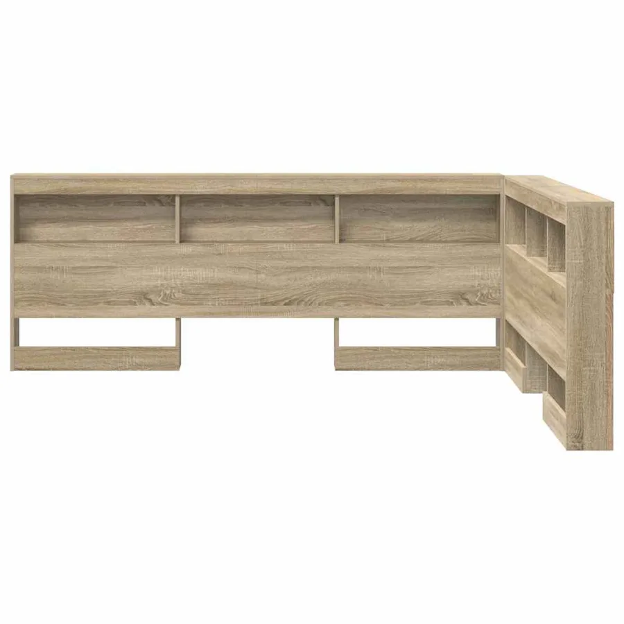 Tête de lit de rangement Chêne Sonoma 140 cm Bois d'ingénierie - 6
