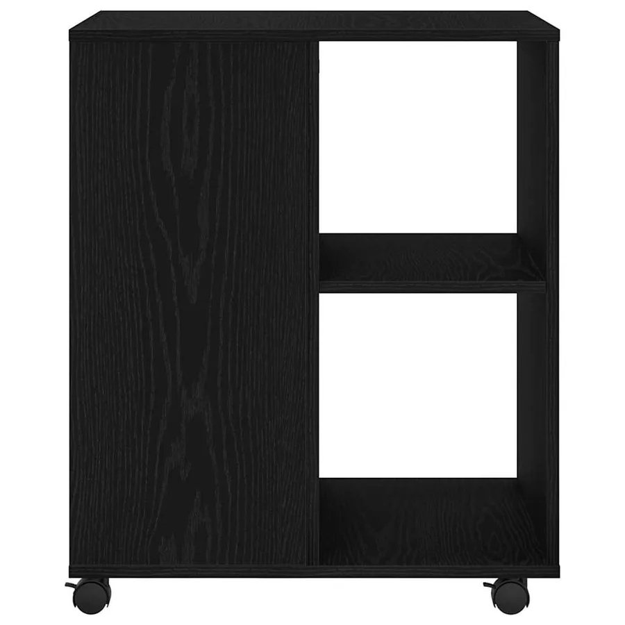 Armoire de rangement avec roue Chêne noir 60 x 53 x 72,5 cm - 5