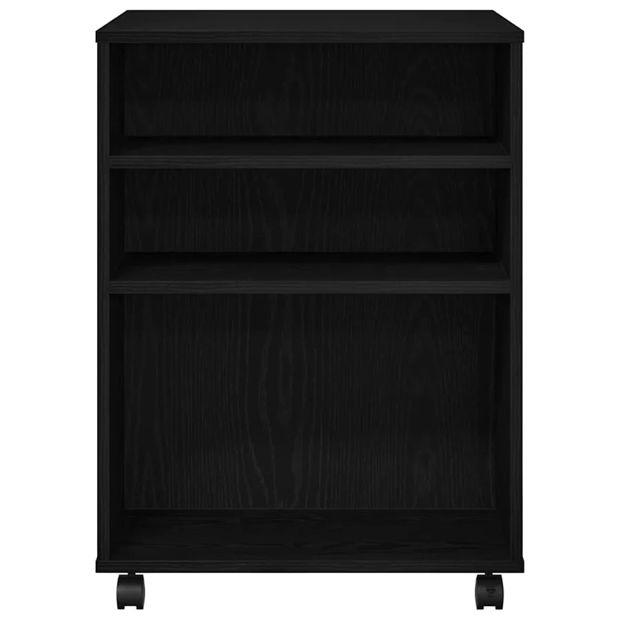 Armoire de rangement avec roue Chêne noir 60 x 53 x 72,5 cm - 6