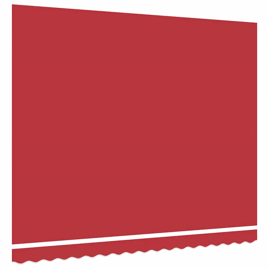 Toile de rechange pour auvent Rouge 4 × 3 m Polyester - 4