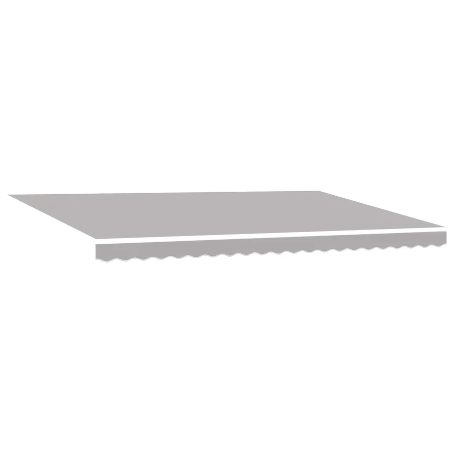 Cadre d'auvent Gris clair 500 × 300 cm - 4