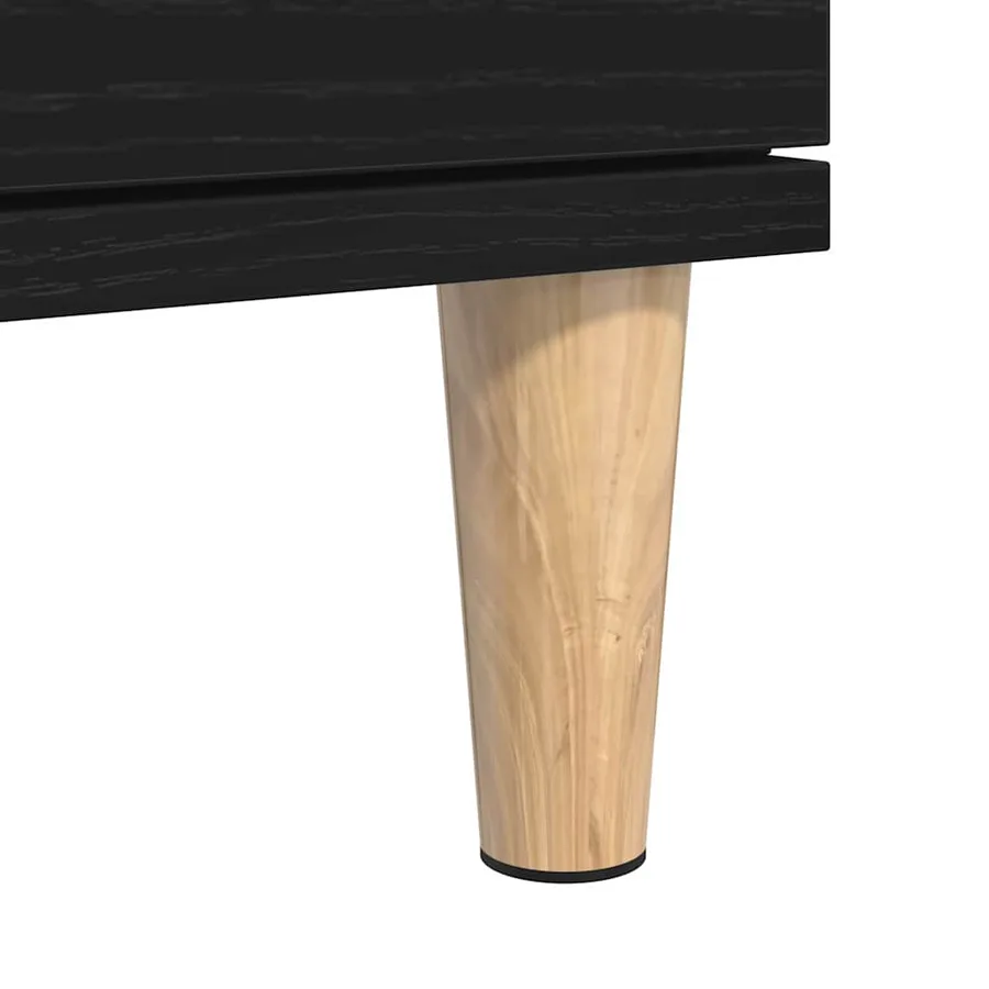 Buffet avec tiroir Chêne noir 60 x 35 x 70 cm Bois d'ingénierie - 10