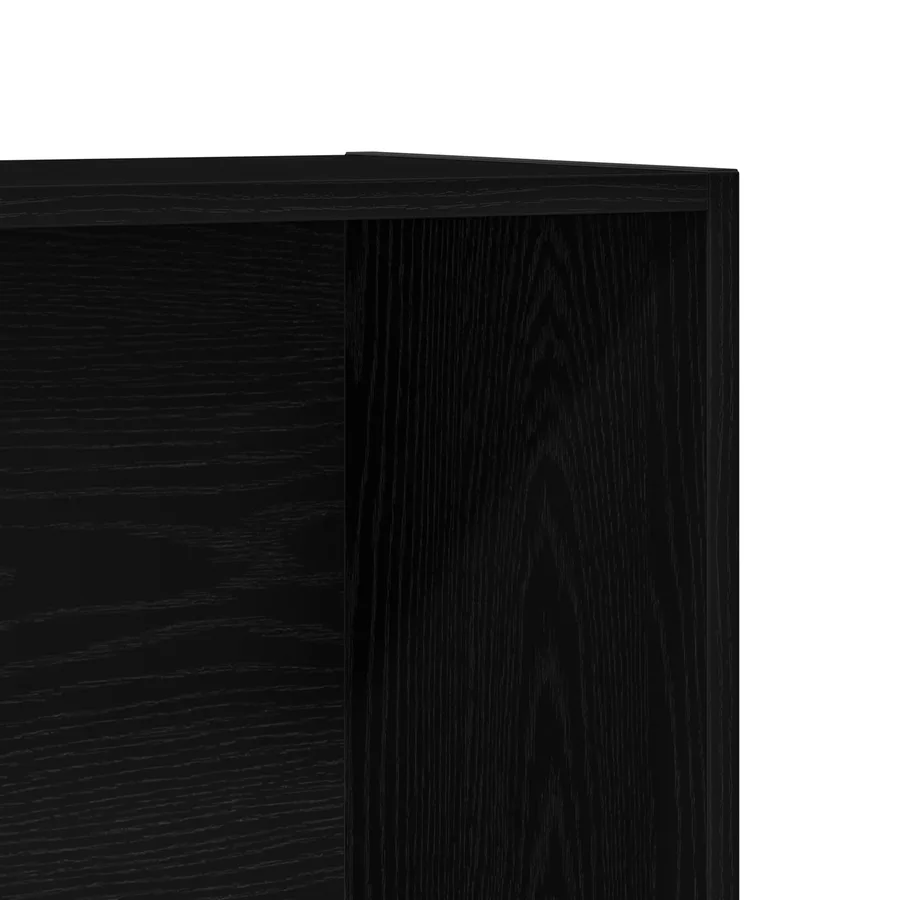 Bibliothèque chêne noir 36x30x143 cm bois d'ingénierie - 10