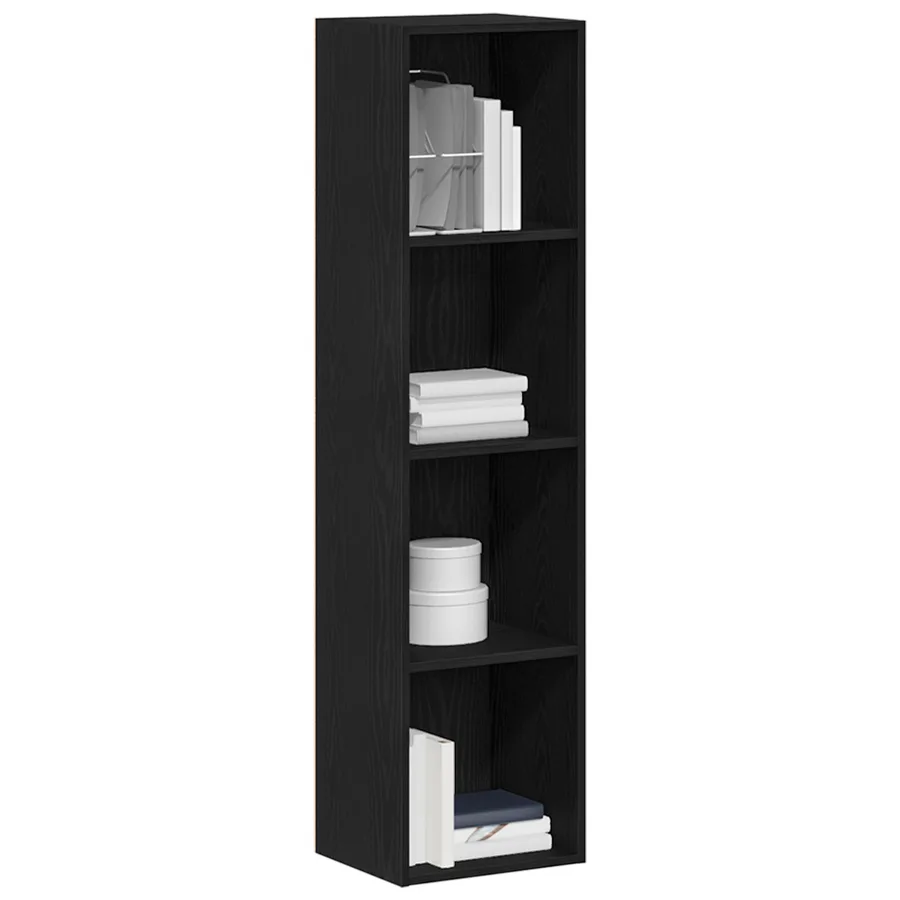 Bibliothèque chêne noir 36x30x143 cm bois d'ingénierie - 3