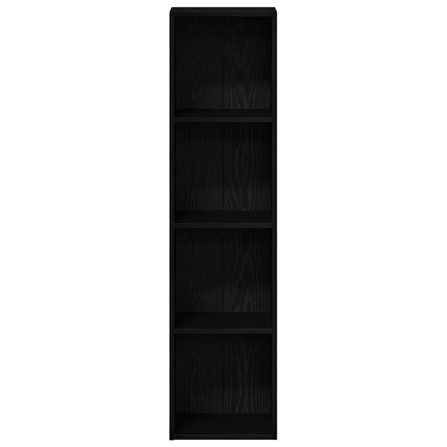 Bibliothèque chêne noir 36x30x143 cm bois d'ingénierie - 6