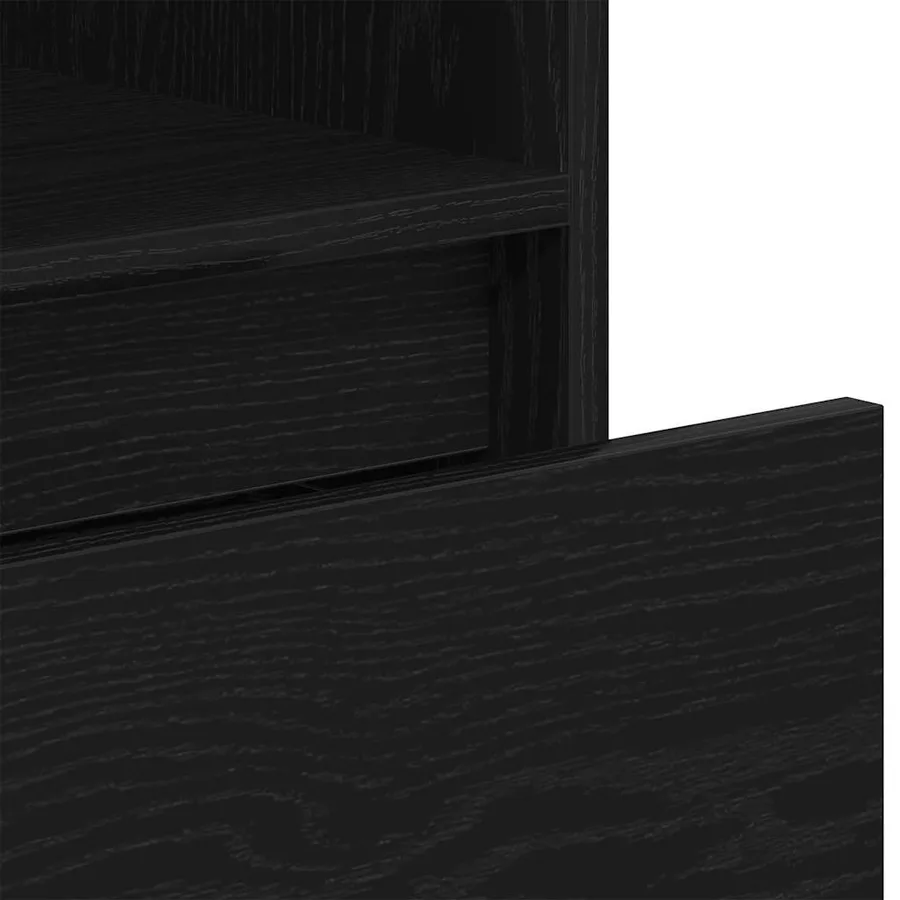 Bibliothèque Chêne noir 36 x 30 x 171 cm Bois d'ingénierie - 8