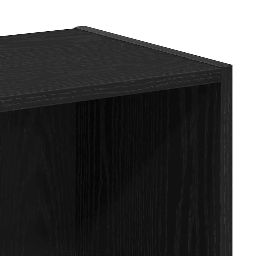 Bibliothèque Chêne noir 36 x 30 x 171 cm Bois d'ingénierie - 9