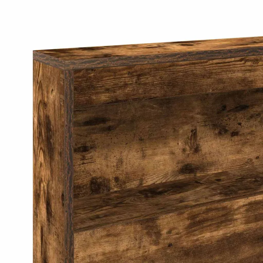 Tête de lit de rangement Chêne fumé 100 cm Bois d'ingénierie - 9